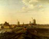 Willem van Drielenburgh - A Landscape with a View of Dordrecht